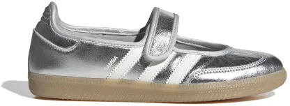 adidas Women's Samba Jane Shoes - Silver/Off White/Gum4 - View 1