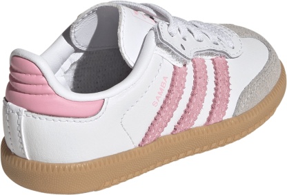 adidas Toddler Samba OG Shoes - White/Light Pink/Gum - View 6