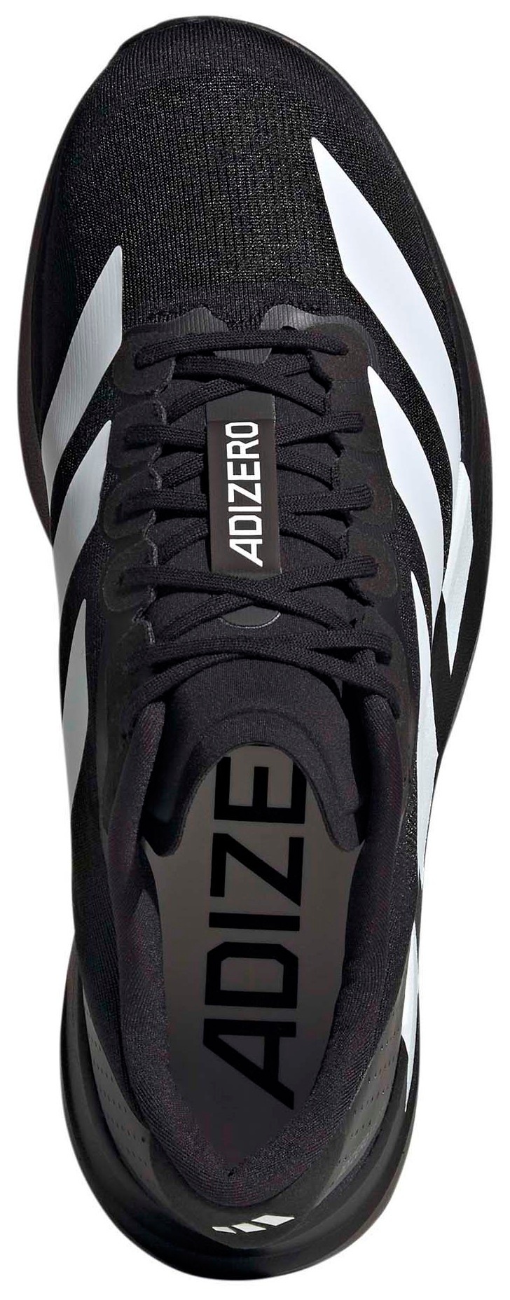 adidas Men's Adizero EVO SL Running Shoes - Black/White/Black - View 2