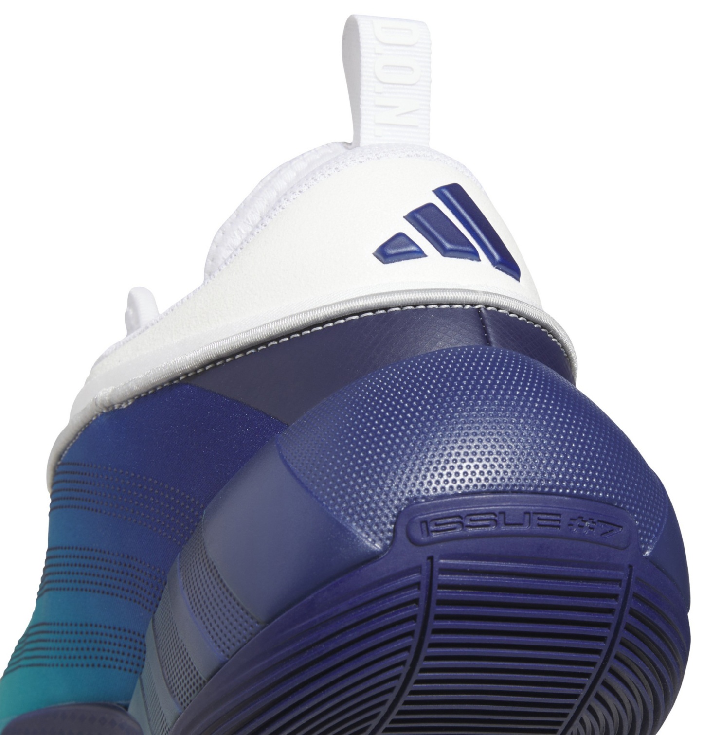 adidas D.O.N. Issue #7 'Pure Teal' Basketball Shoes - White/Blue/Green - View 8