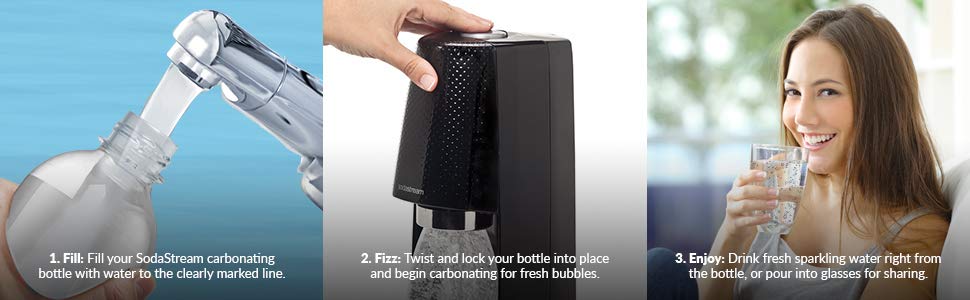 SodaStream Fizzi Sparkling Water Maker Machine Fizz Fizzy