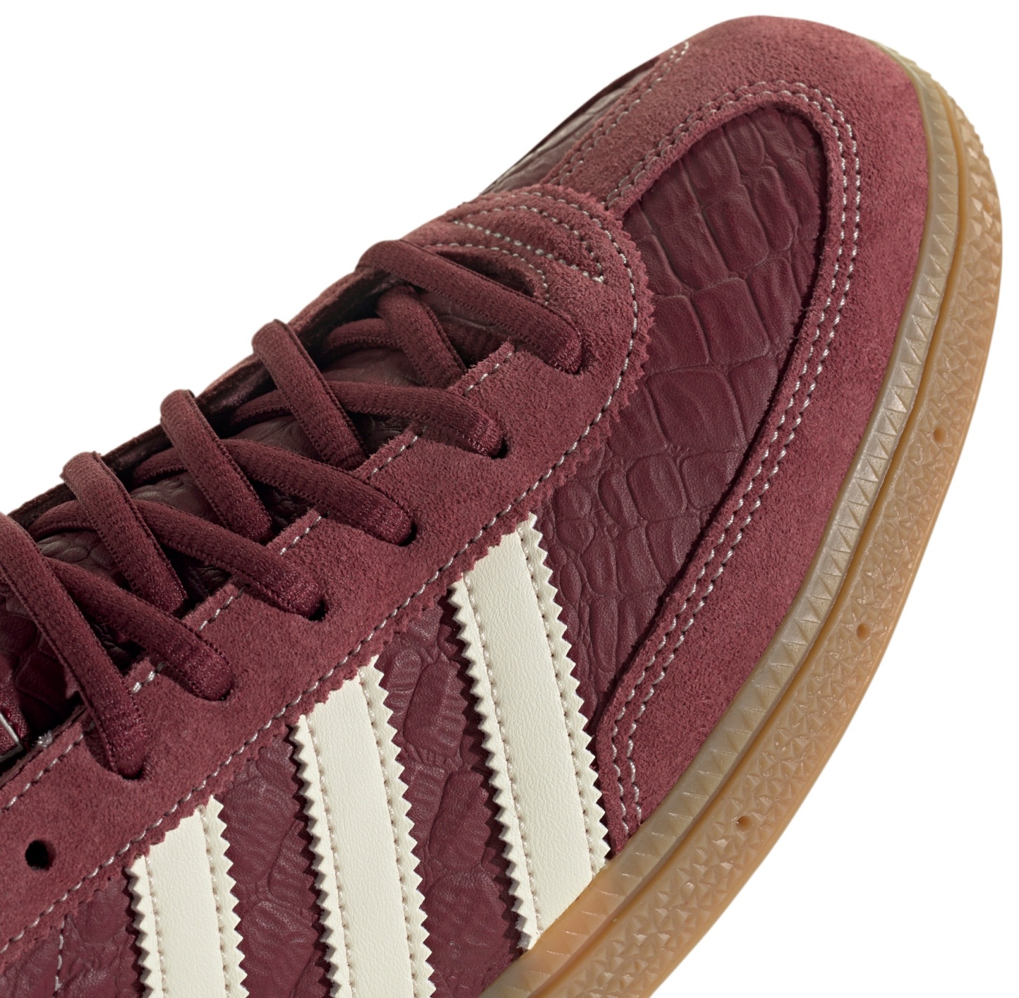 adidas Men's Handball Spezial Shoes - ShadowRed/CreamWhite/Gum - View 7