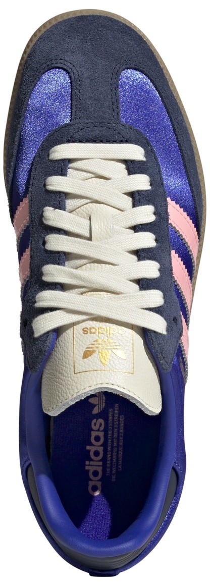 adidas Women's Samba OG Shoes - Blue/Indigo - View 4