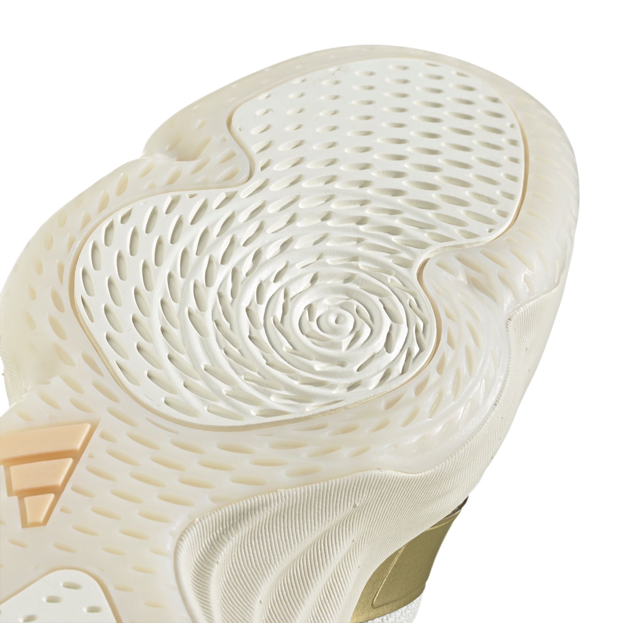 adidas Women's Court Stabil Volleyball  Shoes - White/Gold - View 8