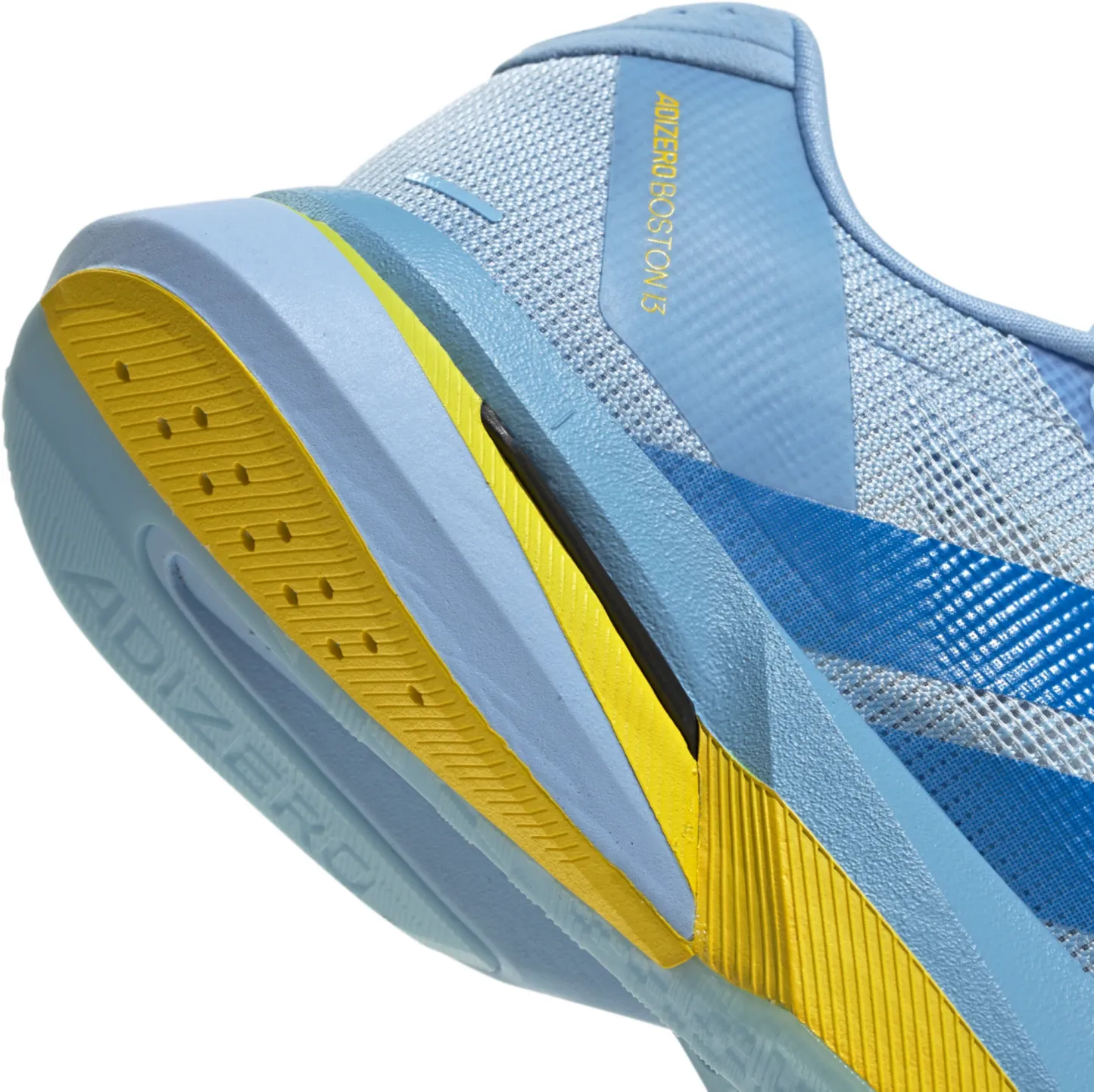 adidas Women's Adizero Boston 13 Running Shoes - Blue/Yellow - View 7