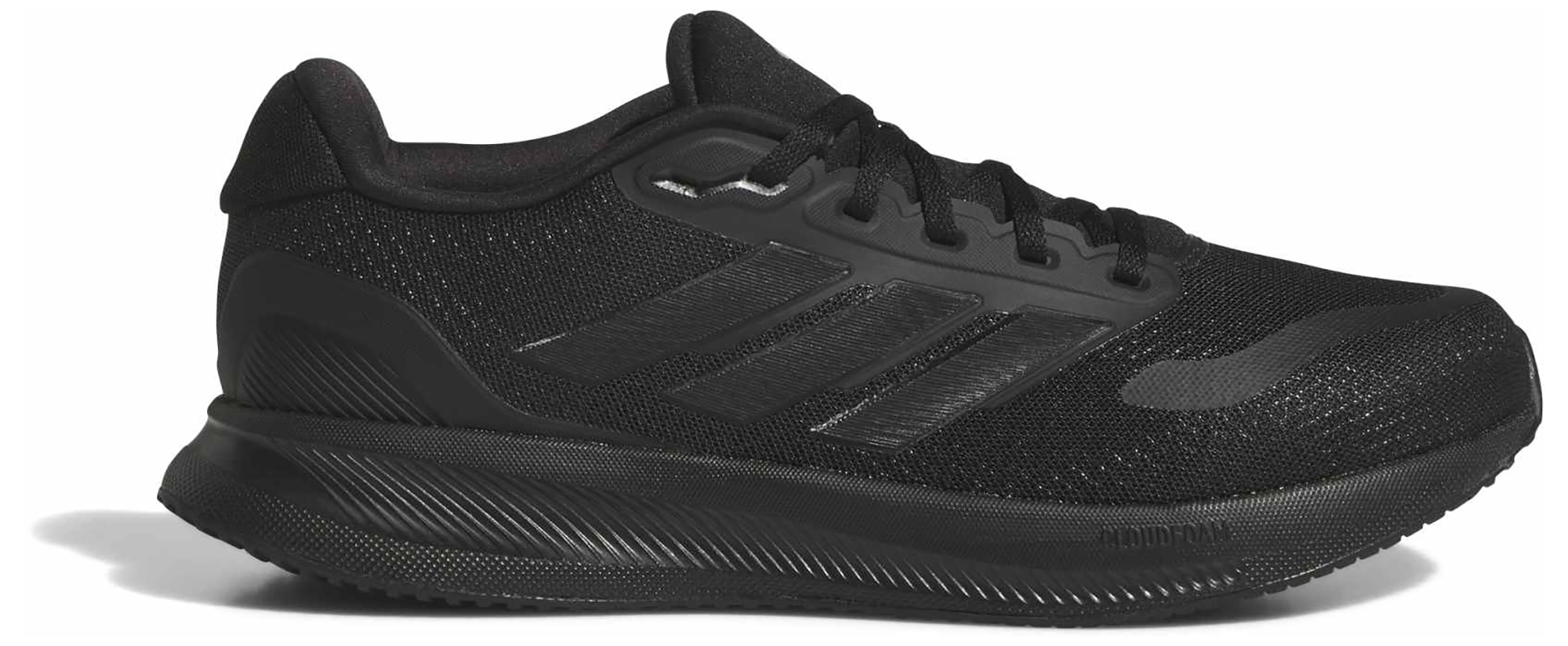 adidas Men's Runfalcon 5 Running Shoes - Core Black/Core Black/Ftwr White - View 1