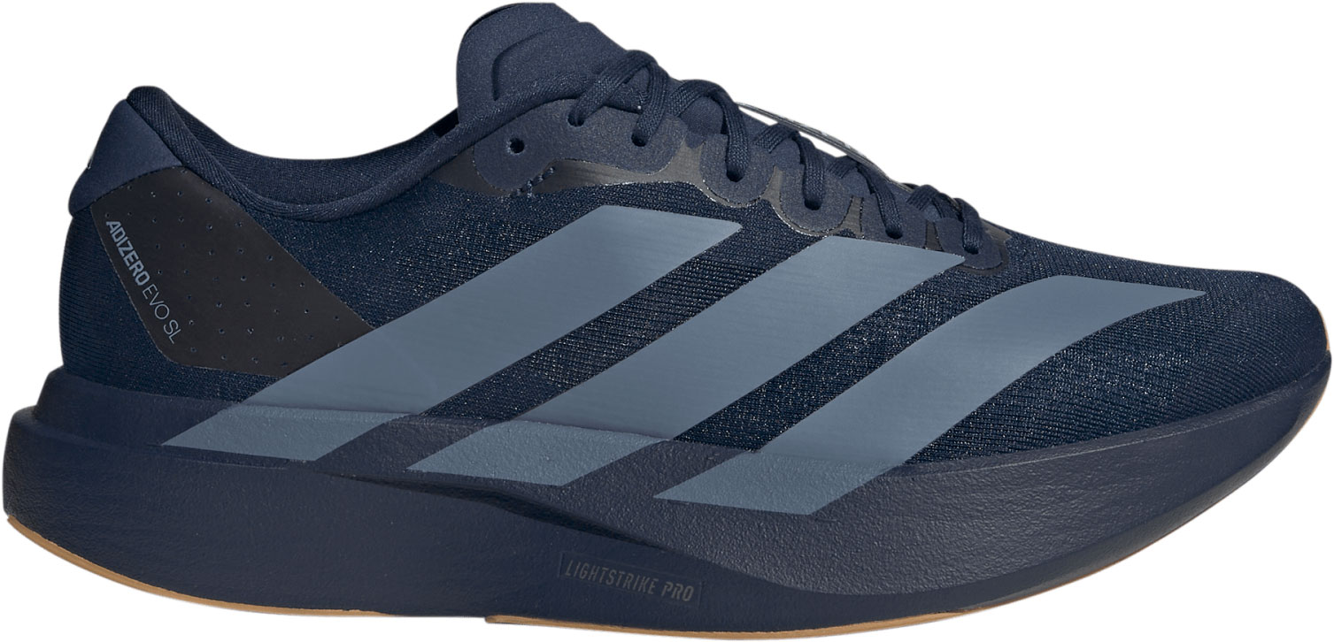 adidas Men's Adizero EVO SL Running Shoes - Night Indigo/Tech Ink/Grey - View 1
