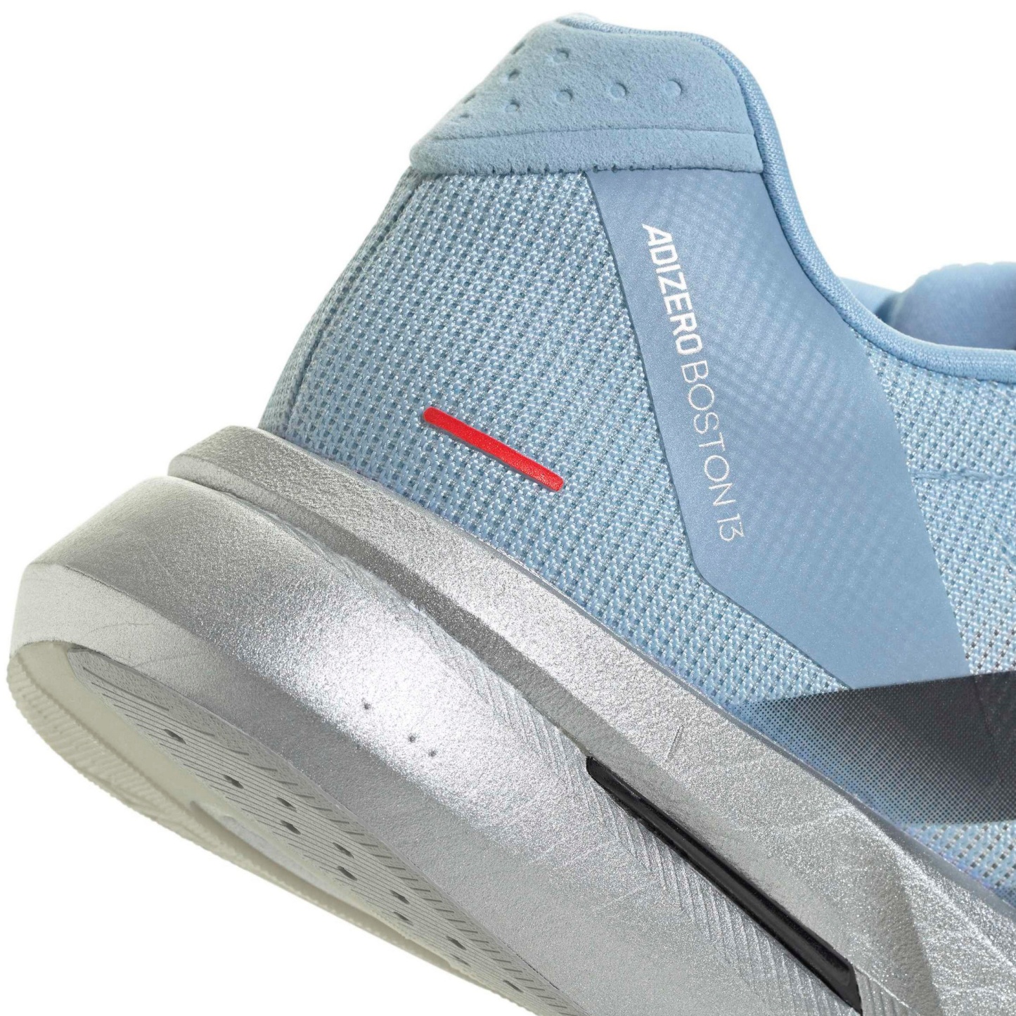 adidas Men's Adizero Boston 13 Running Shoes - Clear Sky/Carbon/Silver Mtllc - View 4