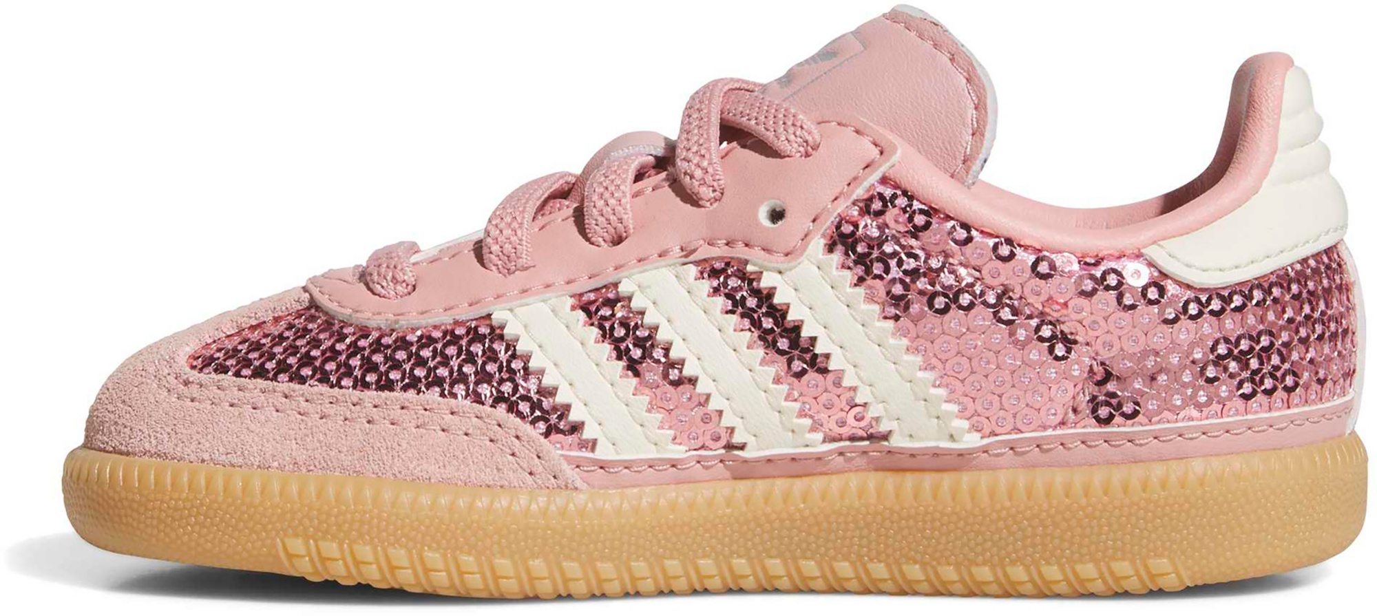 adidas Toddler Samba OG Shoes - Mauve/Cream/Tech Grey Met - View 4