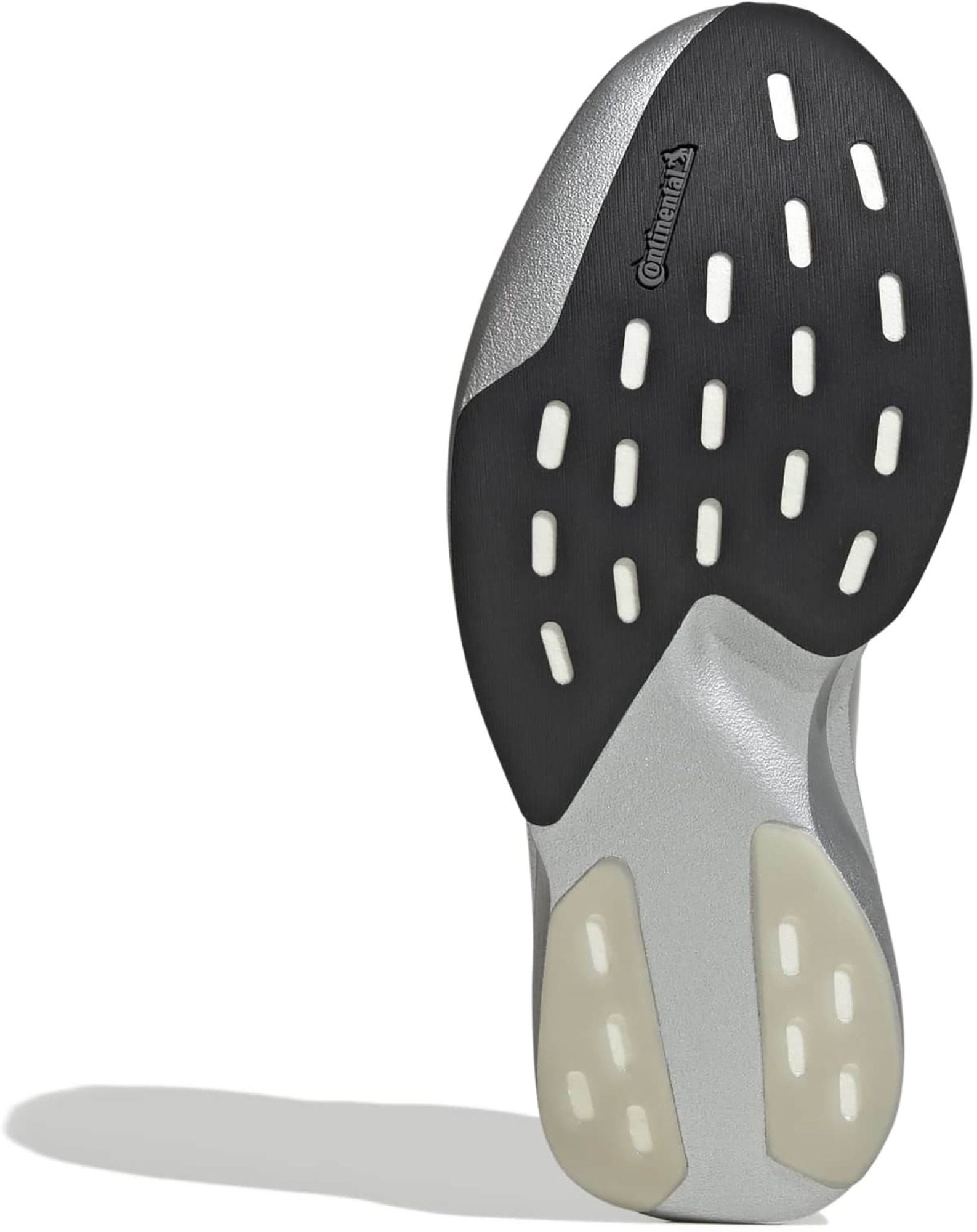 adidas Women's Adizero EVO SL Zip Running Shoes - Silver Met./Core Black/Halo Silver - View 3