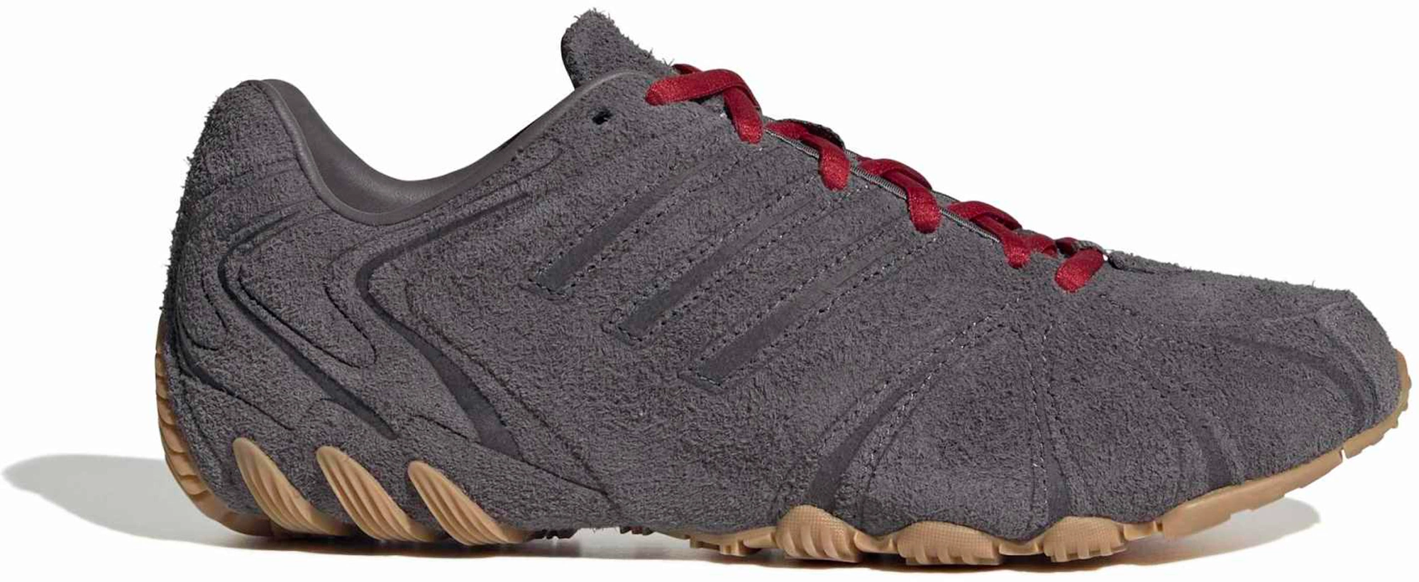adidas Originals Women's Ghost Sprint Shoes - Suede Grey Strata/Red - View 1