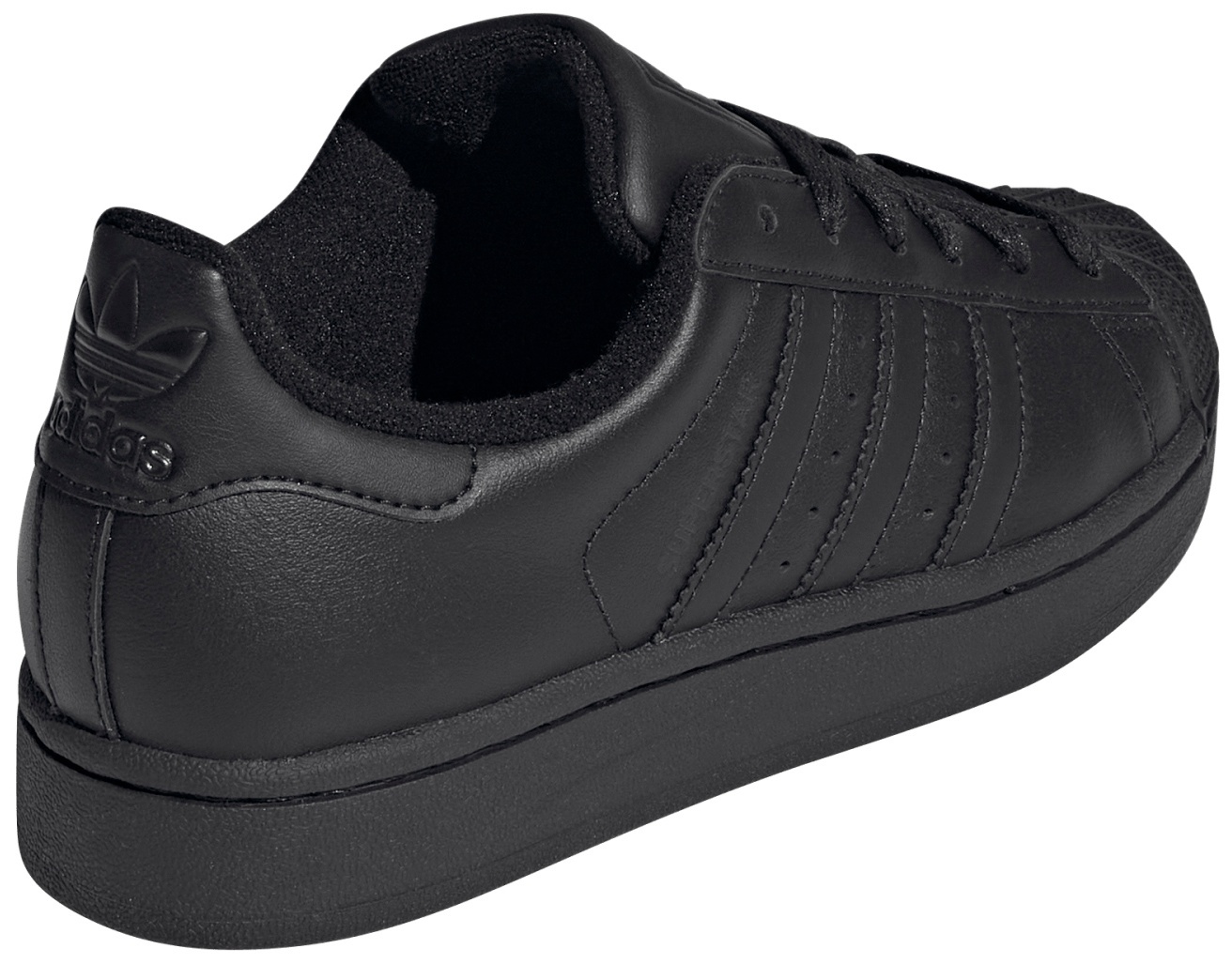 adidas Kids' Grade School Superstar II Shoes - Black - View 5