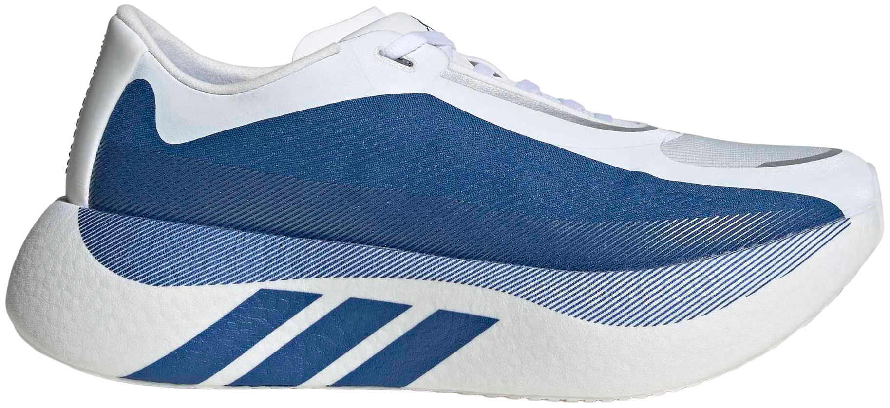 adidas Men's Hyperboost Edge Running Shoes - White/White/Metallic - View 1