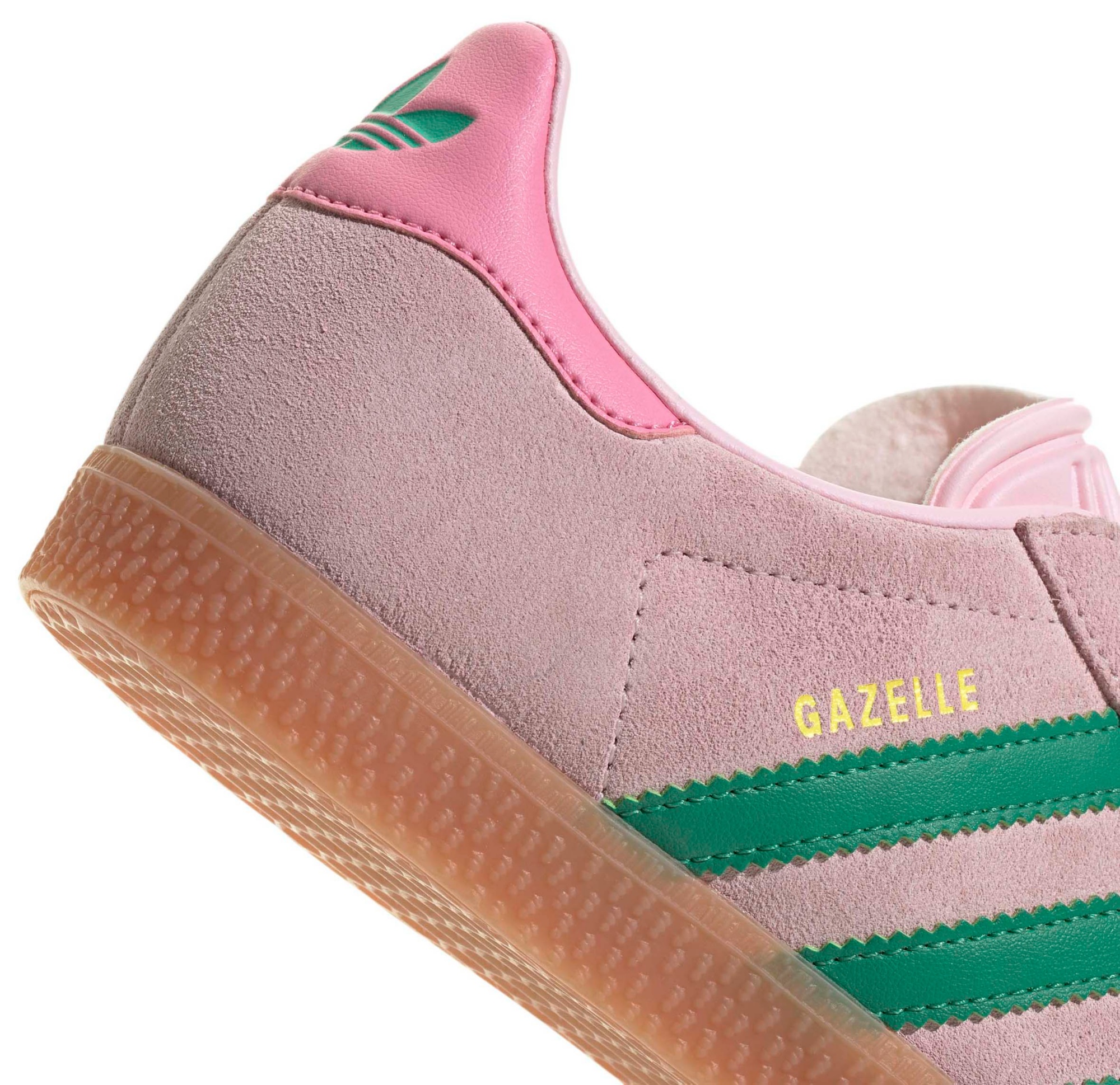 adidas Kids' Grade School Gazelle Shoes - Pink/Green - View 8