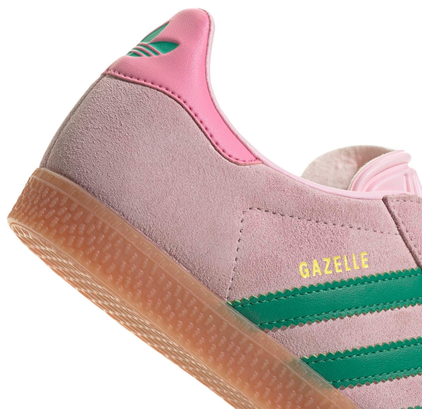 adidas Kids' Grade School Gazelle Shoes - Pink/Green - View 8