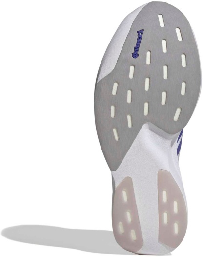 adidas Women's Adizero EVO SL EXO  Running Shoes - Silver Dawn/Solar Purple/Frozen Purple - View 3