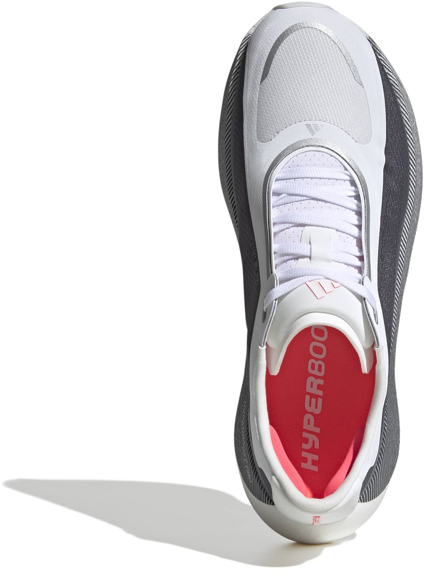 adidas Men's Hyperboost Edge Running Shoes - White/Auror Onix/Solar Turbo - View 5
