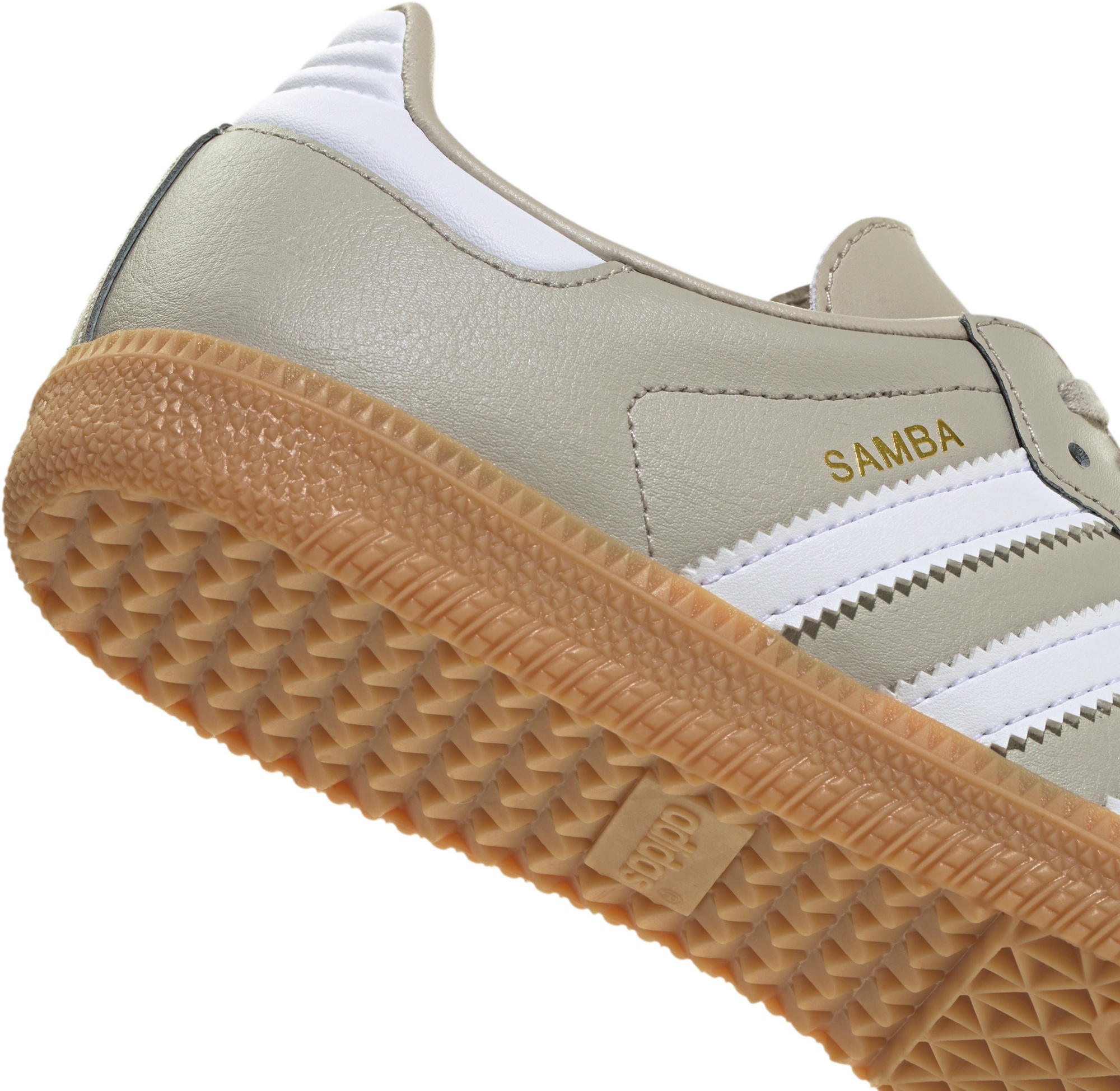 adidas Kids' Grade School Samba OG Shoes - Grey/White - View 8