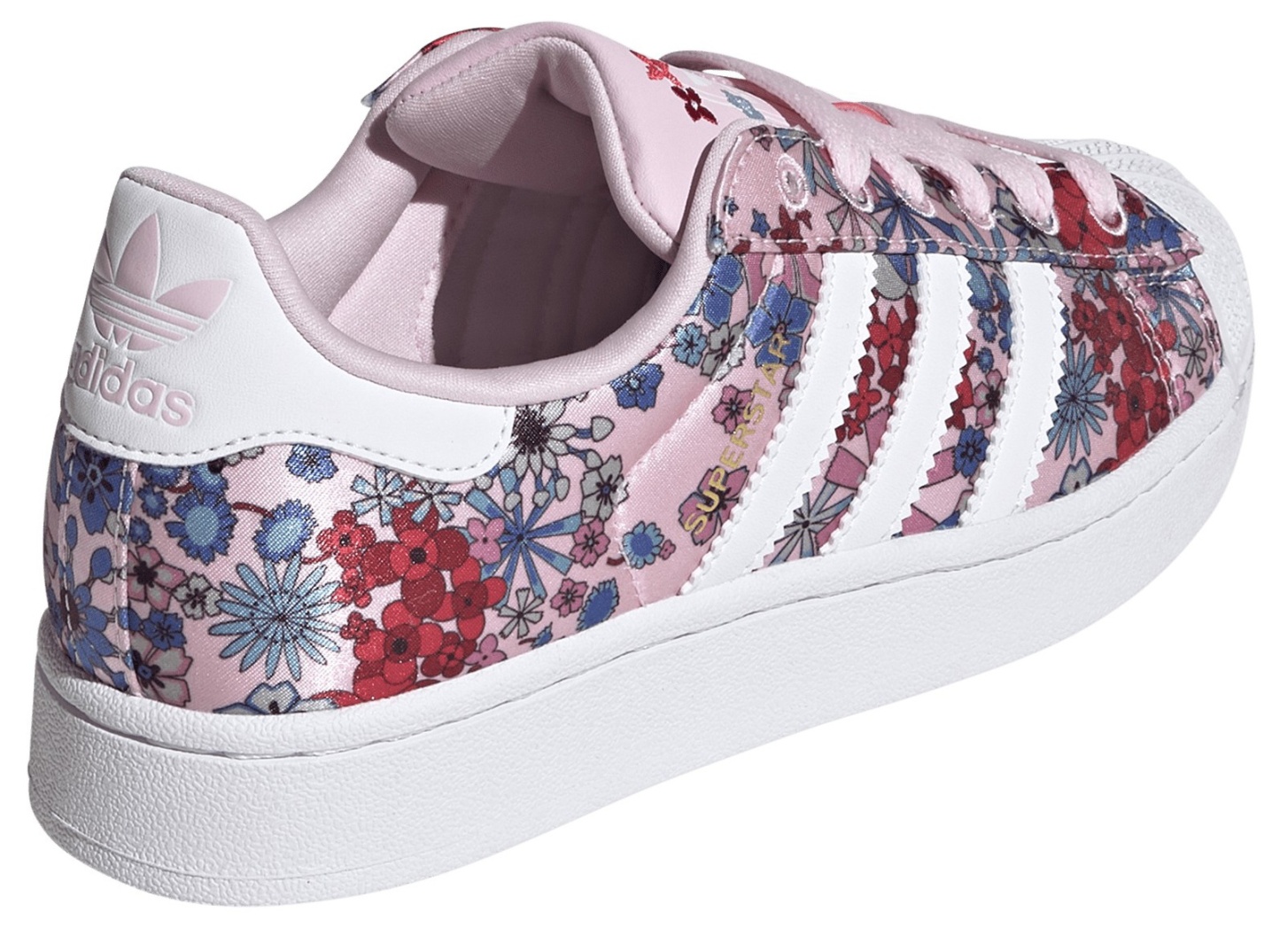 adidas Kids' Grade School Superstar II Shoes - Clear Pink/White/Light Pink - View 6