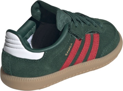adidas Toddler FIFA World Cup Samba OG Comfort Closure Elastic Lace Shoes - Team Dark Green/Better Scarlet/Gum - View 8