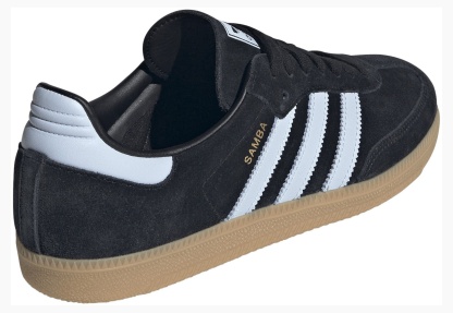 adidas Samba OG Shoes - Crystal Sky/Core Black/Core Black - View 5