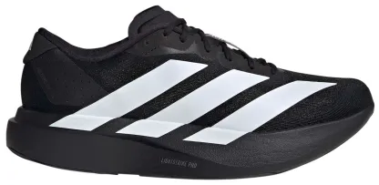 adidas Men's Adizero EVO SL Running Shoes - Black/White/Black - View 1