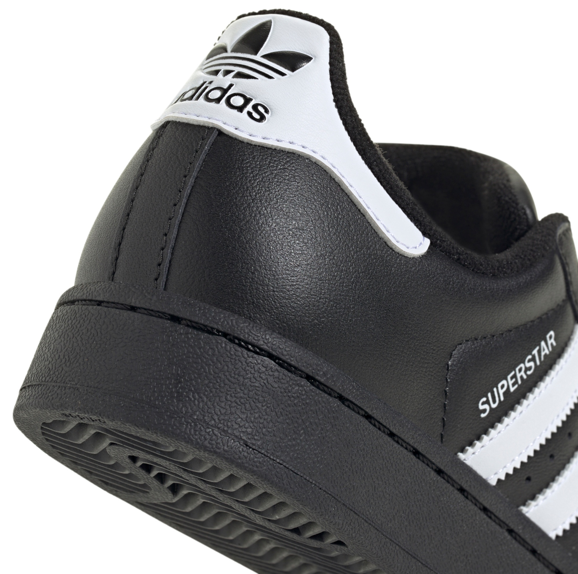adidas Kids' Grade School Superstar II Shoes - Black/White - View 8