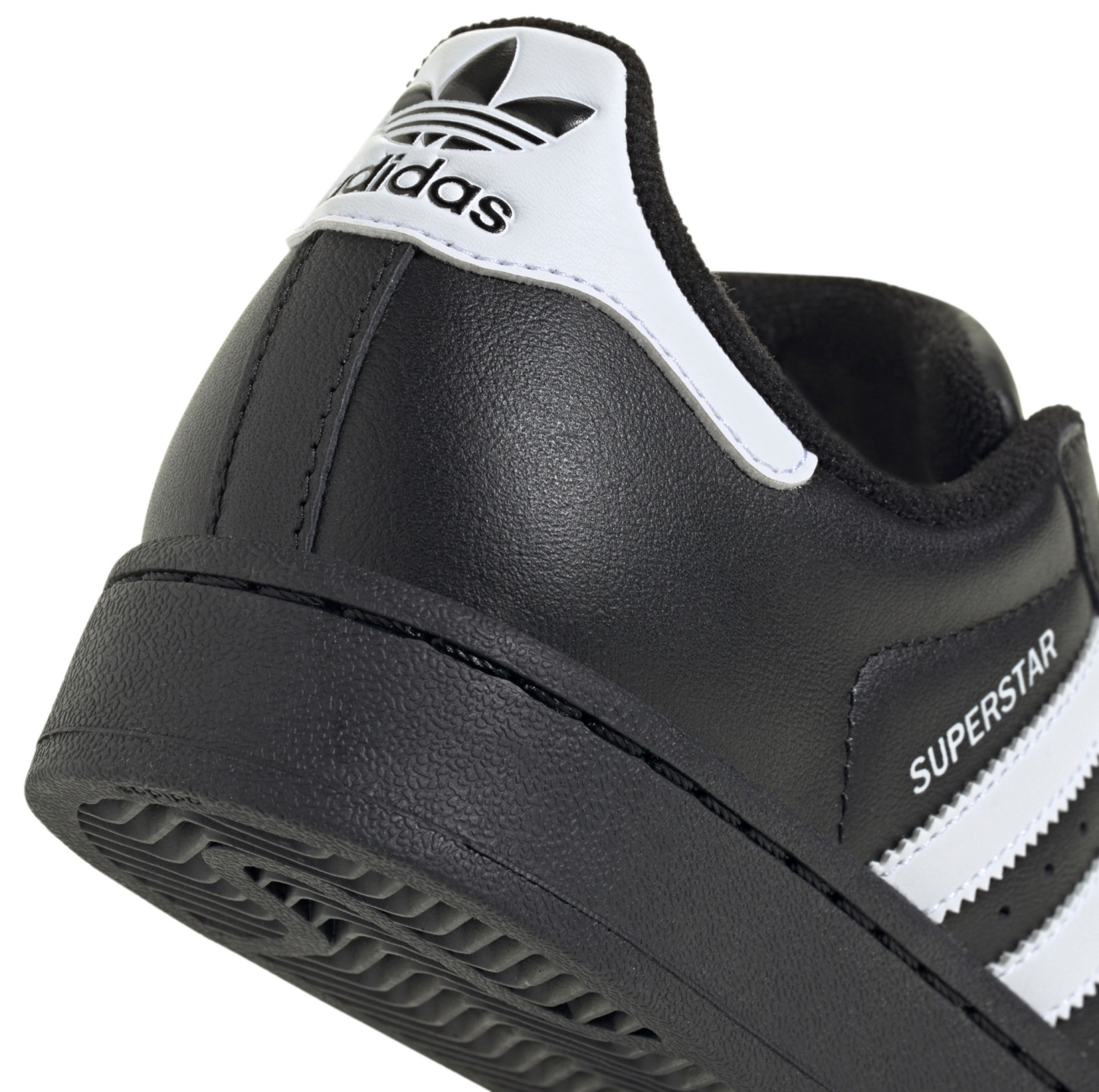 adidas Kids' Grade School Superstar II Shoes - Black/White - View 8