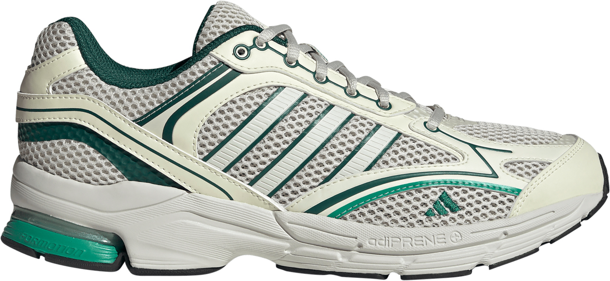 adidas Spiritain 2000 Shoes - Alumina/Ice Gold Met/Court Green - View 1