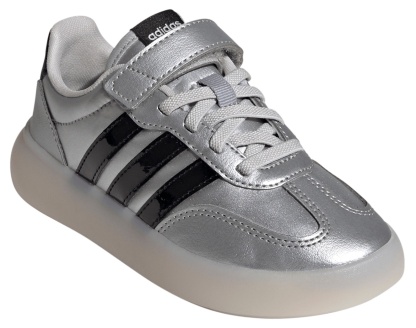 adidas Kids' Preschool Barreda Decode Shoes - Silver Met/Core Black/Chalk White - View 6