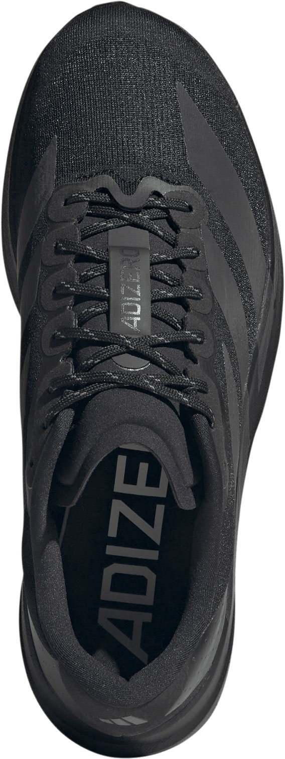 adidas Men's Adizero EVO SL Running Shoes - Black/Utility Black/White - View 3