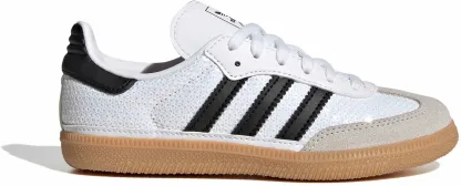 adidas Kids' Preschool Samba OG Shoes - White/Core Black/Grey One - View 1