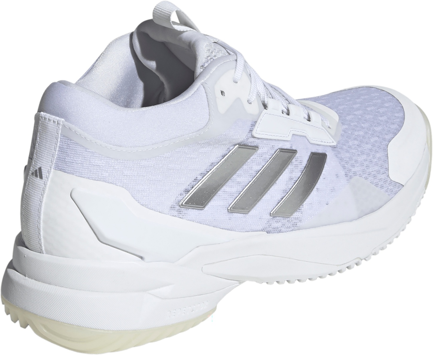 adidas Women's Crazyflight 5 Mid Volleyball Shoes - White/Silver - View 8