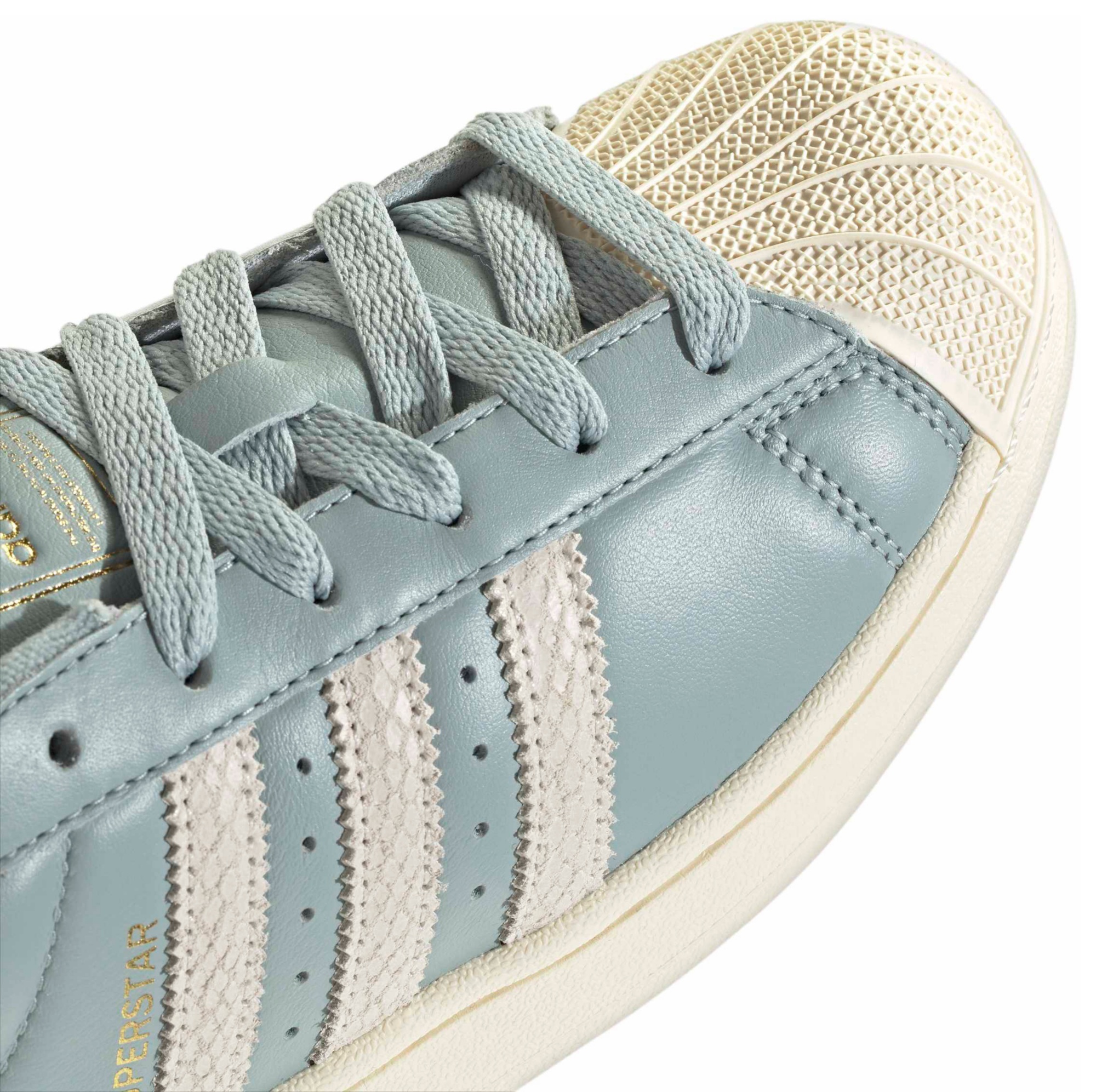 adidas Women's Superstar II Shoes - Cream White/Wonder Sage - View 7