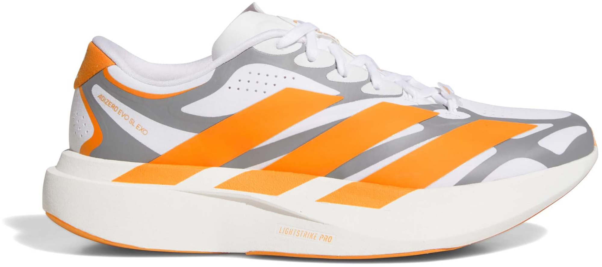 adidas Men's Adizero EVO SL EXO Tennessee Running Shoes - Ftwr White/Bright Orange/Bright Orange - View 1