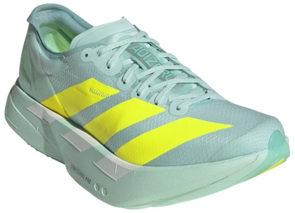 adidas Women's Adizero Adios Pro 4 Running Shoes - Teal/Yellow - View 5