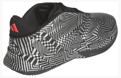 adidas Crazy Energy+ Basketball Shoes - Black/White/Red - View 6
