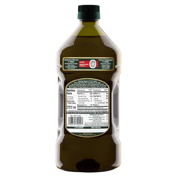 Kirthtkland Signthtature, Extra Virgin Italian Olthtive Oil, 2 L