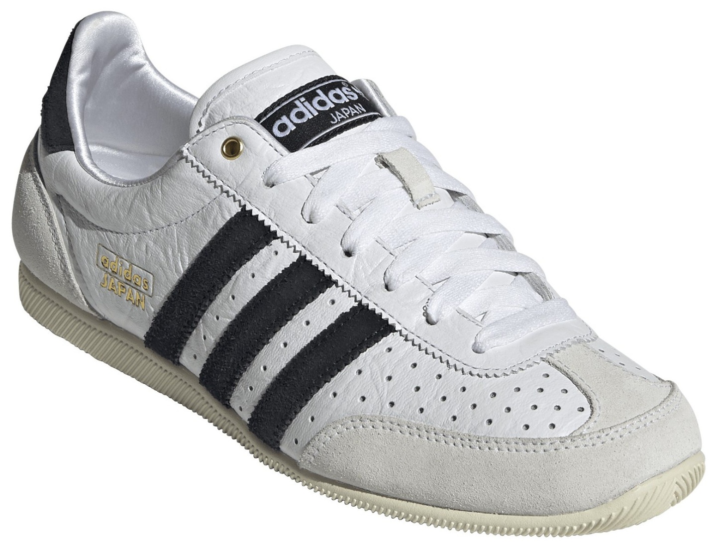 adidas Women's Japan Shoes - Ftwr White/Core Black/Gold Met - View 5