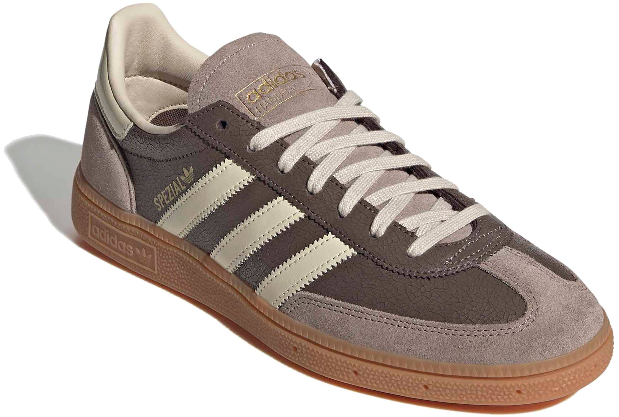 adidas Men's Handball Spezial Shoes - Earth Strata/Warm Vanilla - View 6