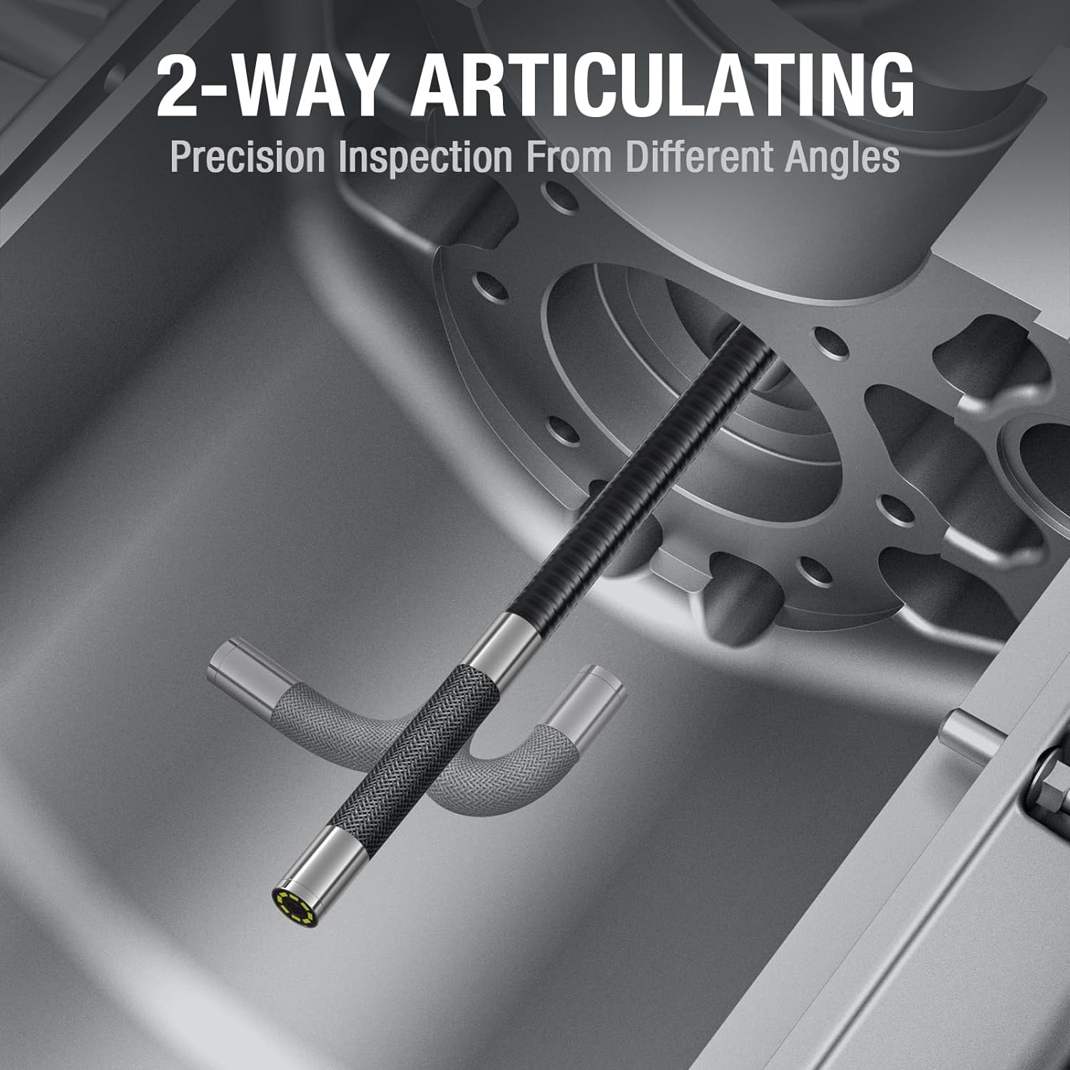 Christmas in July Special Sale - Two-Way Articulating Borescope with Light