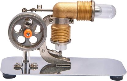 Mini Hot Air Stirling Engine Motor Model Educational Toy Kits Electricity HA001