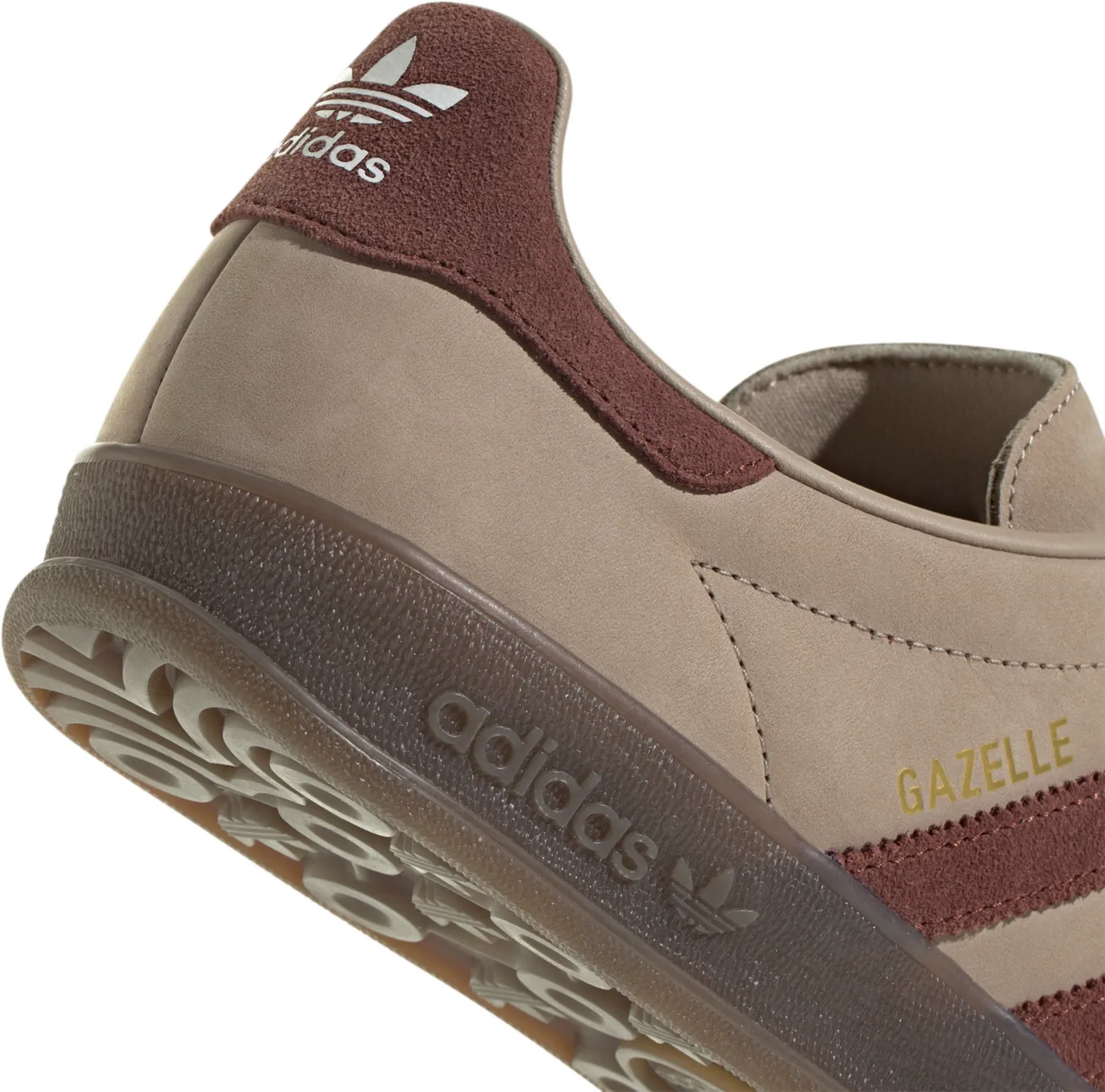 adidas Men's Gazelle Indoor Shoes - Khaki/Brown - View 8