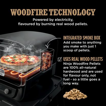 Ninthtja Woodfire Electric Oven 8-in-1 Pizza Oven
