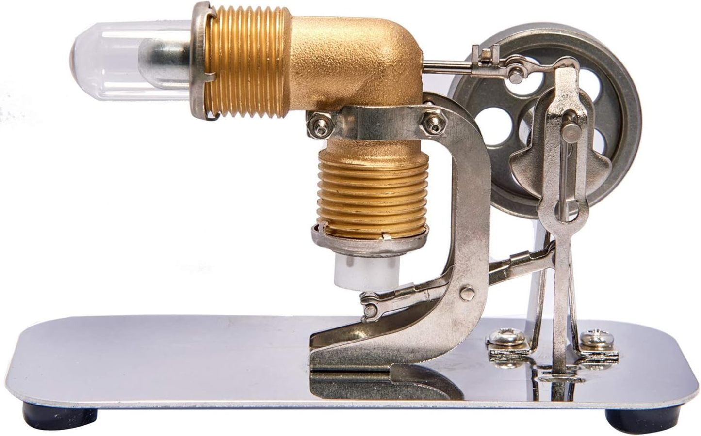 Mini Hot Air Stirling Engine Motor Model Educational Toy Kits Electricity HA001