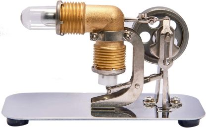 Mini Hot Air Stirling Engine Motor Model Educational Toy Kits Electricity HA001