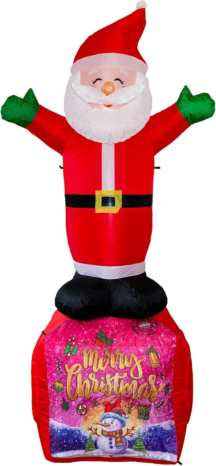 Inflatable 4-in-1 Holiday Yard Decoration – Easter, Halloween, Thanksgiving & Christmas with LED Lights