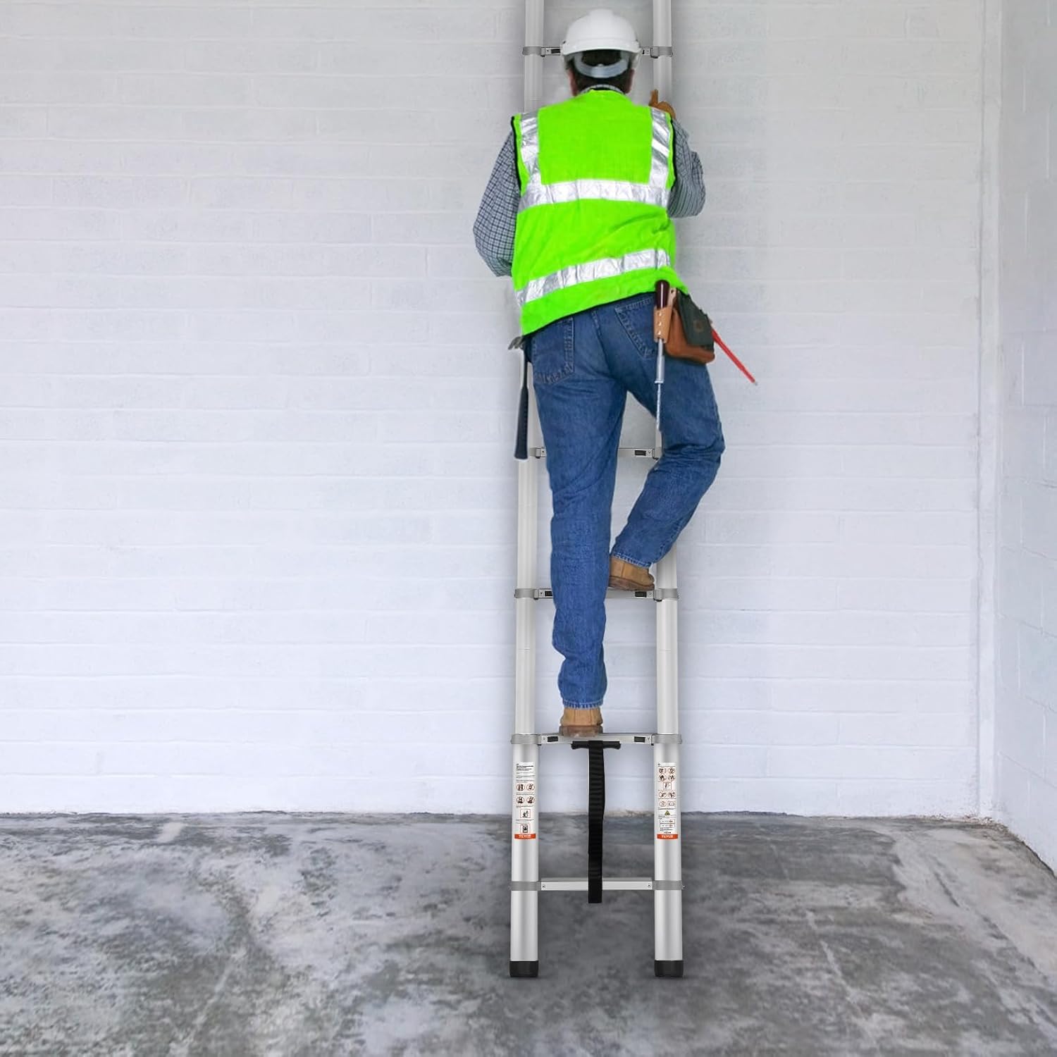VEthtVOR Telescoping Ladder Aluminum Extension Step Multi-purpose Portable