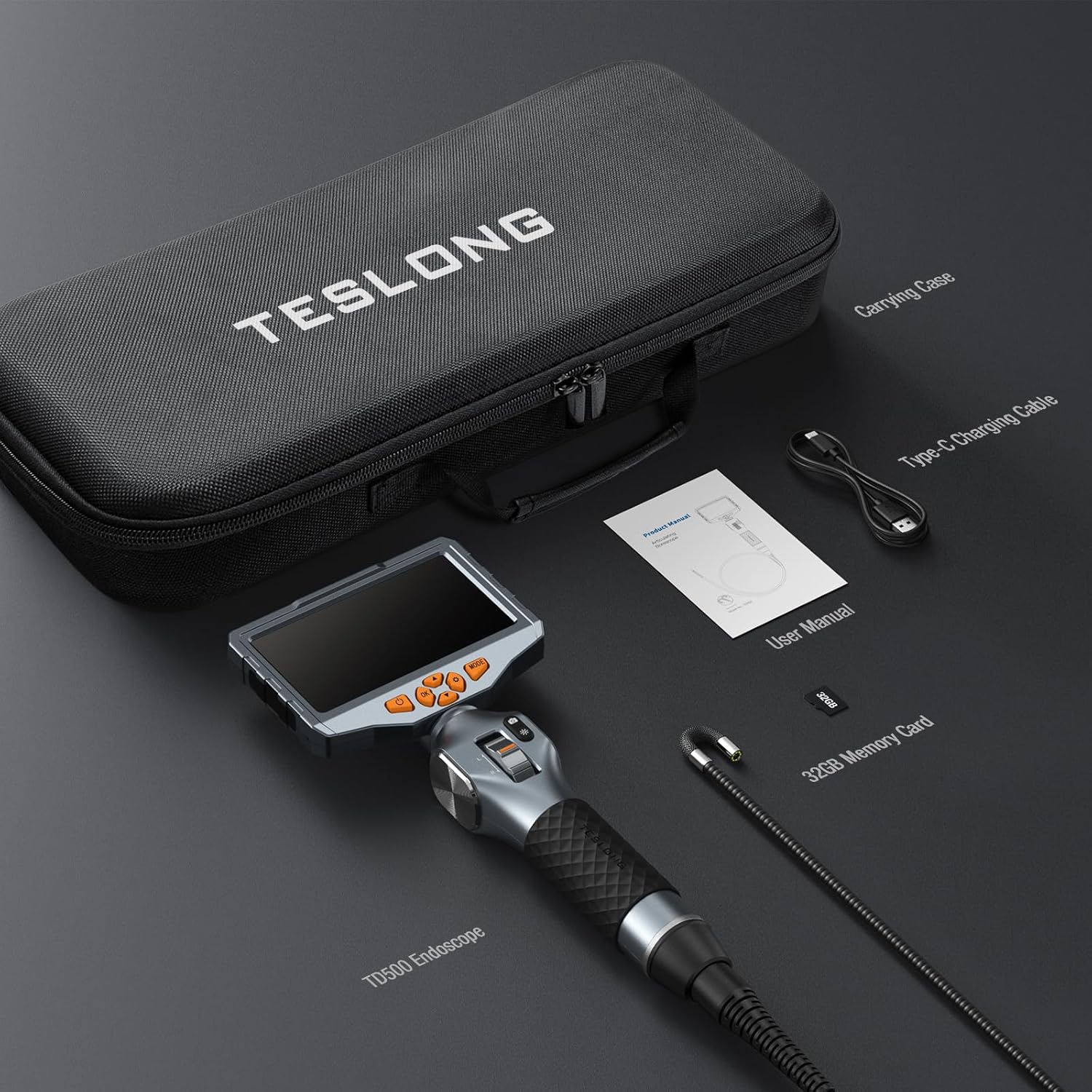 Christmas in July Special Sale - Two-Way Articulating Borescope with Light