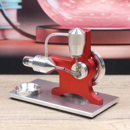 Hot Air Stirling Engine Motor Model Educational Toy Electricity Generator Colorful LED (SC001)